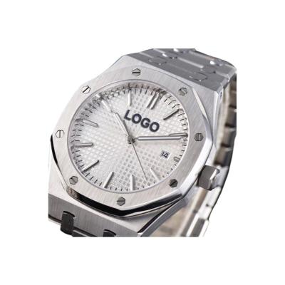 China New Custom Logo Luxury Mens Stainless Steel Automatic Mechanical Watch Waterproof Date Watch for sale