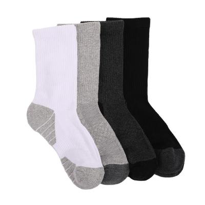 China Wholesale Custom Length Casual Cotton QUICK DRY With Thickened Towel Bottom Sports Crew Socks For Men And Women for sale