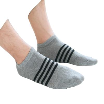 China Wholesale Antibacterial Short Thin Men's Shallow Tube Mesh Socks Solid Color Cotton Breathable Socks Boat In Summer for sale