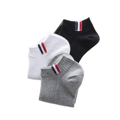 China High Quality Street Casual Viable Summer Soft Knit Fabrics Ankle Length Stocking Cut Invisible Cotton Shorts Boot Socks Men for sale