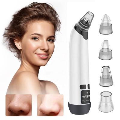 China Oily Suction Blackhead Dot Remover Face Pore Vacuum USB Charging Blackhead Care Acne Treatment Dry Skin Cleansing Device for sale