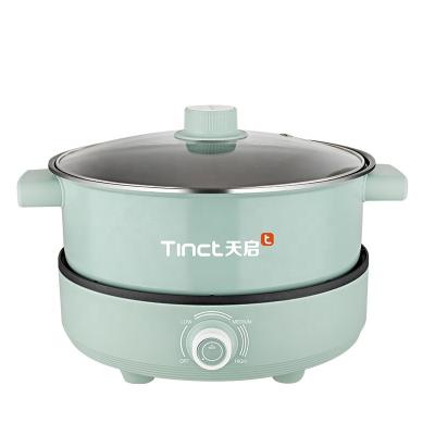 China Hotel Durable And Safe Household Cooking Adjustable Temperature Electric Hot Pot for sale