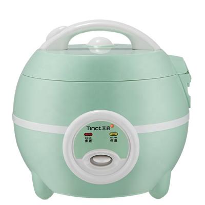 China New Model High Quality Outdoor Customized 0.6L Plastic Mini Small Electric Rice Cooker for sale