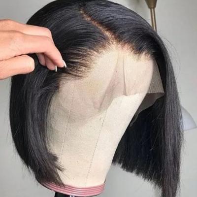 China Cheap Bob Wig FH Lace Front Lace Wig Prices Cheap Bob Wig Silky Straight Swiss Lace Front Lace Wig Short Hair Lead Wig for sale