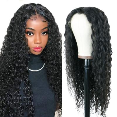 China Body Wave FH Factory Price Virgin Human Hair Water Wave HD Lace Frontal HD Water Wave Wig Full Lace Wigs Hair Wigs for sale