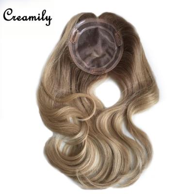 China 100% Hairpiece For Women, Wholesale 100% Virgin Hair Creamly Thin Skin Indian Remy Hair 5x5 Good Quality Human Hair Hairpiece for sale