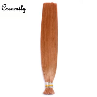 China Silky Straight Double Remy Human European Hair Bulk Pulled Wave for sale