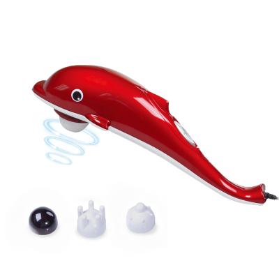 China PL-608 Ekang Cordless Vibration Handheld Infrared Body Child Health Thermal Cute Dolphin Massage Hammer for sale