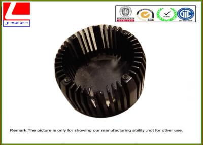 China Aangepast Zwart Anodization Aluminium Heatsink die voor Verticale Camera wordt gebruikt Te koop