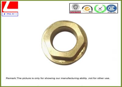 China High Speed milling machined parts brass nut used for eye tracking system for sale