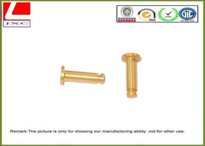 China High Speed CNC Precision Machining Brass shaft Metal Machined Parts for sale