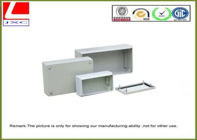 China Aluminum enclosure with white powder coating for sale