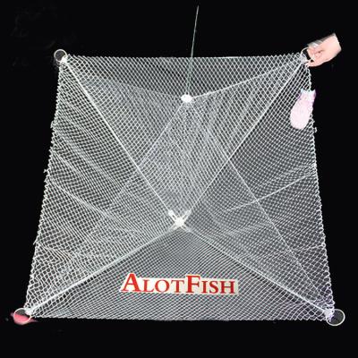 China Foldable Lobster Winter Ice Lobster Trap Heavy Fishing Frame With Strong Lead Sinker Net for sale