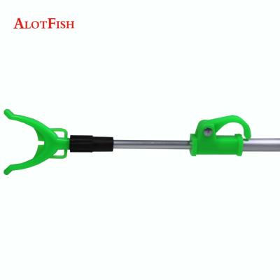 China Saltwater Freshwater Folding Fishing Rod Holder Bracket Aluminum Alloy Fishing Bank Sticks for sale