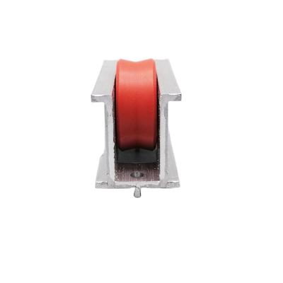 China Smooth Nylon V Groove Pulley Aluminum Sliding Door Window Rollers for sale