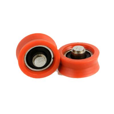 China Best Price Long Life Sliding Door Roller V Track Plastic Pulley Wheels for sale