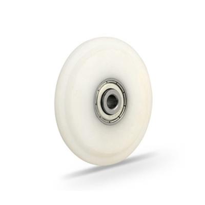 China Long Life Sliding Plastic Wardrobe Door Roller Pulley Good Wheels With Bearings for sale