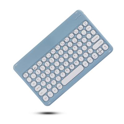 China Ultra Thin Wireless Keyboard For Apple iPad Xiaomi Samsung Huawei Phone Teclado Tablet Blue Tooth Keyboard For Android IOS for sale