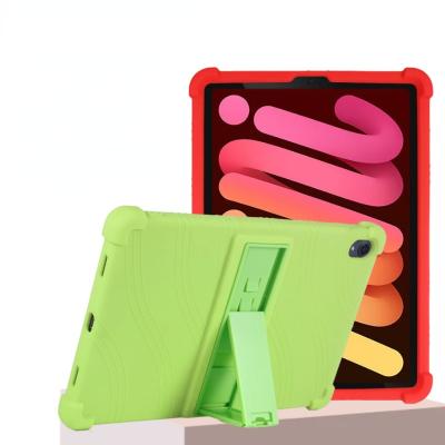 China Light Weight For iPad Mini 6 2021 8.3 Inch Kickstand Silicone Kids Case Soft Shell Mini6 Protective Tablet Protect Adjustable Shell for sale