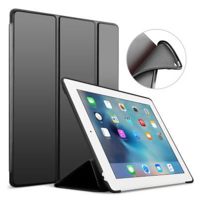 China Auto Wake Sleep For iPad 10.2 2019 Soft Silicone Back Cover PU Leather Smart Case For iPad 7th Generation Case 10.2