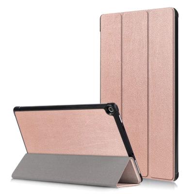 China Lightweight PU Leather For Samsung Galaxy Tab S6 Lite 10.4 Inch SM-P610 P615 Tablet Triple Shell For Tab S6 Lite P610 Case Stand Cover for sale