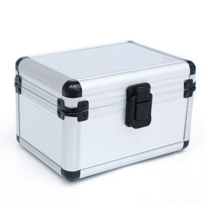 China Factory Wholesale Portable Mini Aluminum Storage Tool Case Silver Waterproof Portable Kit for sale