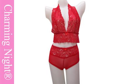 China Lace Mesh Transparent Sexy Underwear sets , womens underwear and bras for sale