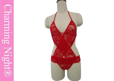 China ODM Mature Woman Lace Sexy Lingerie red bras and underwear set for sale