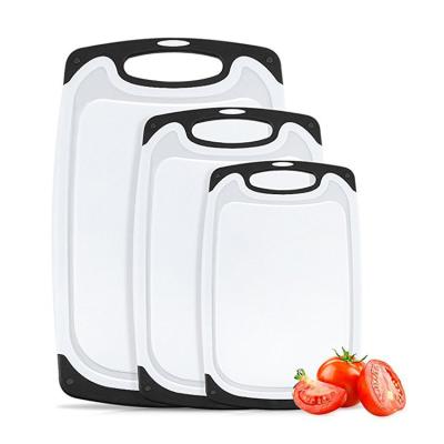 China 3 van de Afwasmachinesafe chopping board van de stuk Scherp Raad Vastgesteld pp het Huishoudenkeukengereedschap Te koop