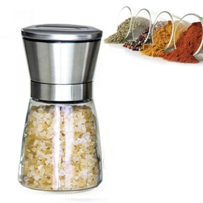 China Het navulbare Keukengereedschap van het de Grofheidshuishouden van Mini Spice Salt Pepper Grinder Regelbare Te koop