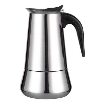 Cina SGS 100ml al creatore di caffè espresso di 450ml Mini Moka Pot Stainless Steel Stovetop in vendita