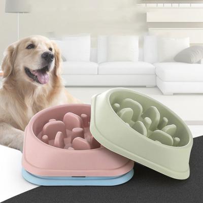 China Non Slip Slow Eating Dog Bowl 18.5*20*4.5cm Pet Supplies Accessories for sale