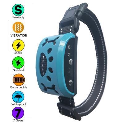 China 9''-22'' No Shock Rechargeable Dog Bark Collar USB Charge Pet Supplies Accessories for sale