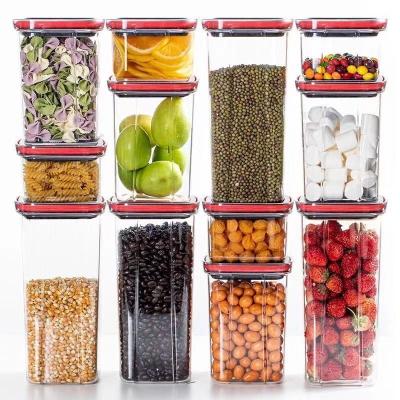 China 5PCS BPA Free 600ml Plastic Food Storage Containers With Airtight Lids for sale