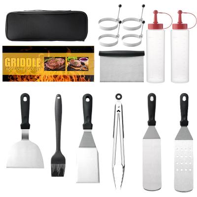 Cina Griglia di campeggio Kit Kitchen Barbecue Utensil Set di acciaio inossidabile di RosH in vendita