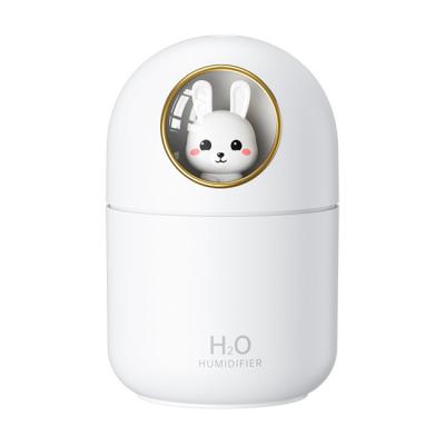 China Auto Shut Off 300ML Air Purifier Humidifier CE RoHS 50ml/H Space Rabbit Humidifier for sale