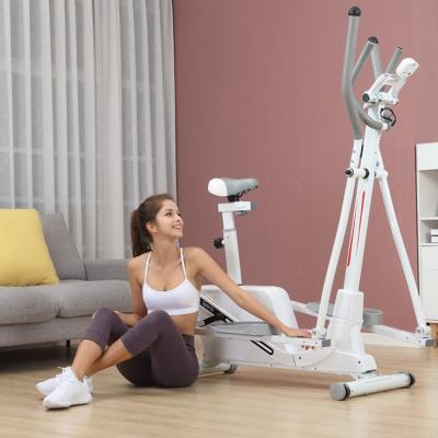 China Universal Home Gym Sport Training Fitness Equipment Home Gym Elliptical Machine Indoor Elliptical Machine with Spinning Exercise Bike for sale