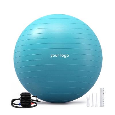 China Wholesale Round Exercise Ball Anti-burst Fitness Ball, Yoga Balance Ball For Workout, Childbirth, Stability Gym Office Training for sale