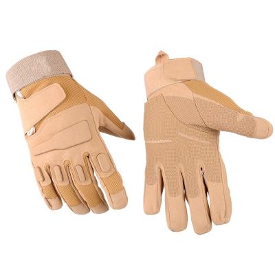 China High Quality Unisex Military Police Security Tactical Command Training Full Fingers Shooting Sports Gloves for sale