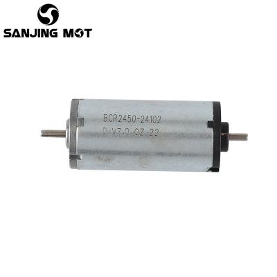 China Totally Enclosed Best 2450 DC 12V Low Noise Wiper PMDC Motor With Imported Bearings for sale