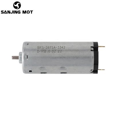 China Totally Enclosed RS 597 24 Volt PMDC Miniature Electric Motor Manufacturers For Electric Curtain / Massager / Squeezer for sale