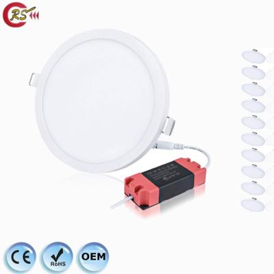 China Hotel LED Recessed Lighting Surface Mounted Led 3w 4w 6w 9w 12w 15w 18w 24w LED Panel Light for sale