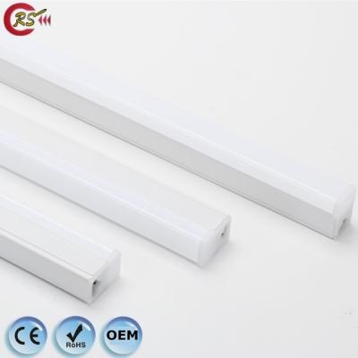 China Aluminum Design Lighting Tubes Commercial Lighting 60cm 90cm 120cm 10w 15w 18w Dimmable Square T5 T8 Tube Light Raw Material LED for sale