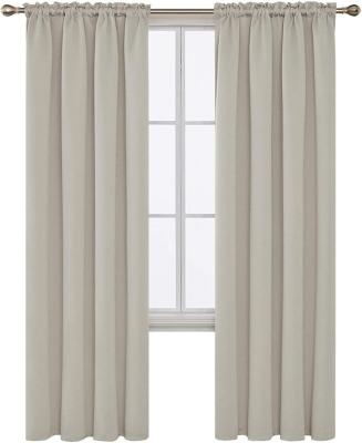 China Wholesale Blackout Curtain Fabric Insulated Ready Made Fancy Living Room Window Curtains for sale