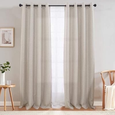 China Wholesale Blackout Curtain Fabric Insulated Ready Made Fancy Living Room Window Curtains for sale