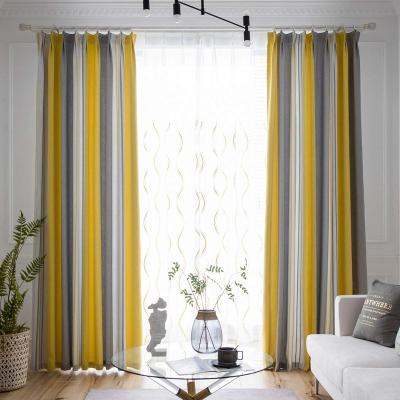 China Wholesale Blackout Curtain Fabric Insulated Ready Made Fancy Living Room Window Curtains for sale