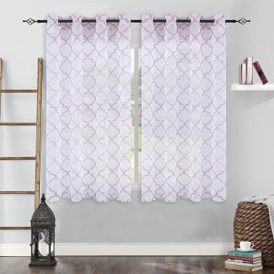 China Insulated Sheer Curtains For Living Room Ready Made Luxury for sale