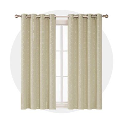 China Latest blackout design black coated curtain for living room wholesale for sale