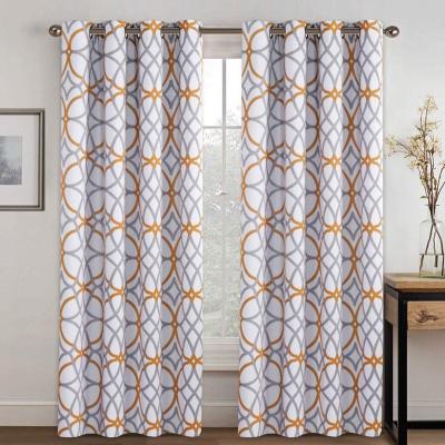 China Blackout Luxury Vintage Cheap Blackout Linen Curtains For Living Room for sale