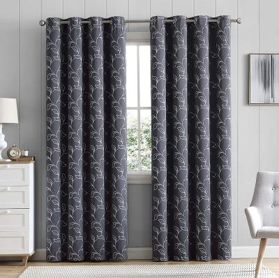 China Wholesale Blackout Ready Made Drapes And Drapes Luxury Jacquard Curtain for sale